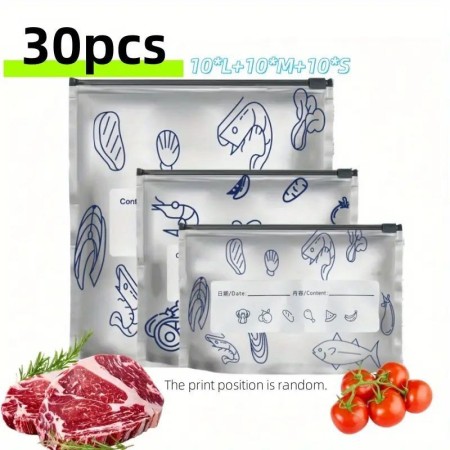 30 pcs- Reusable Aluminum Foil Storage Bags