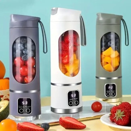 Powerful Rechargeable Portable Mixer Electric Juicer Machine